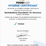 Foodbase certificaat 2025