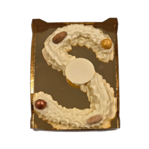 Witte chocolade letters